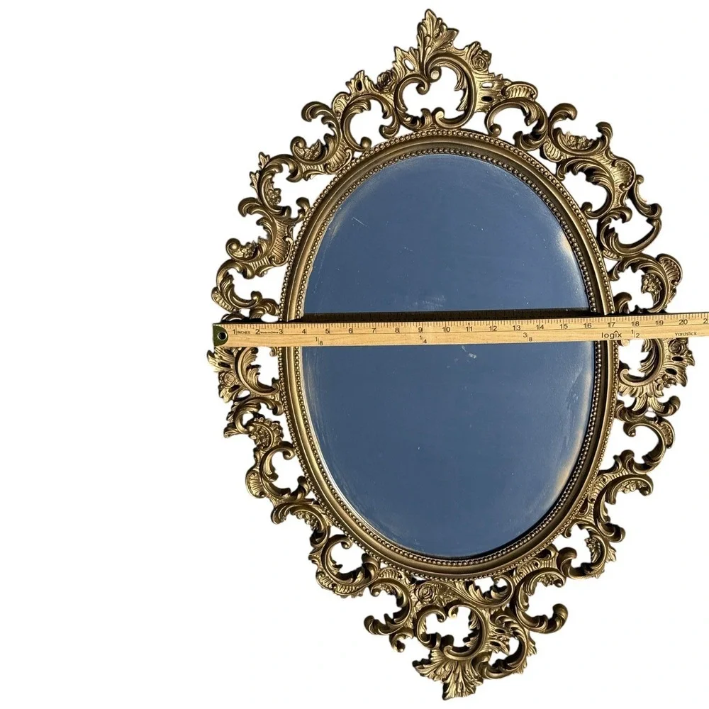 VTG Burwood Hollywood Regency Ornate Wall Mirror 32